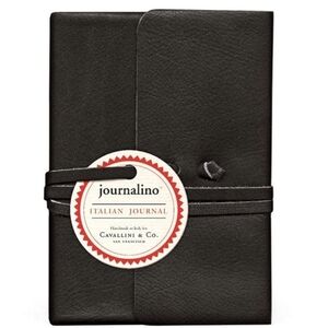 Cavallini & Co. Black Leather Italian Journal,Size 6"x 8",Retail Price$45.50USD